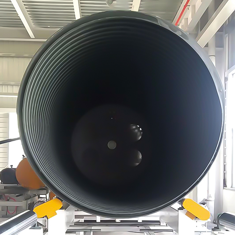 HDPE Large-diameter Hollowness Wall Winding Pipe Production Line